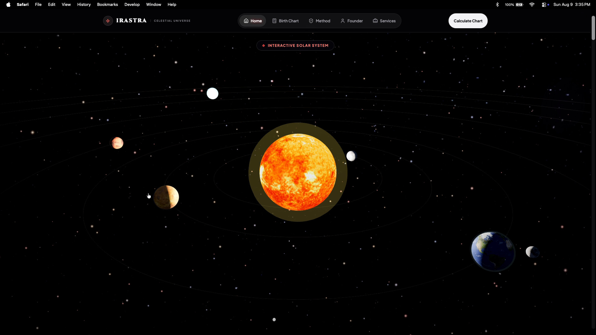 IRASTRA Interactive 3D Solar System Universe