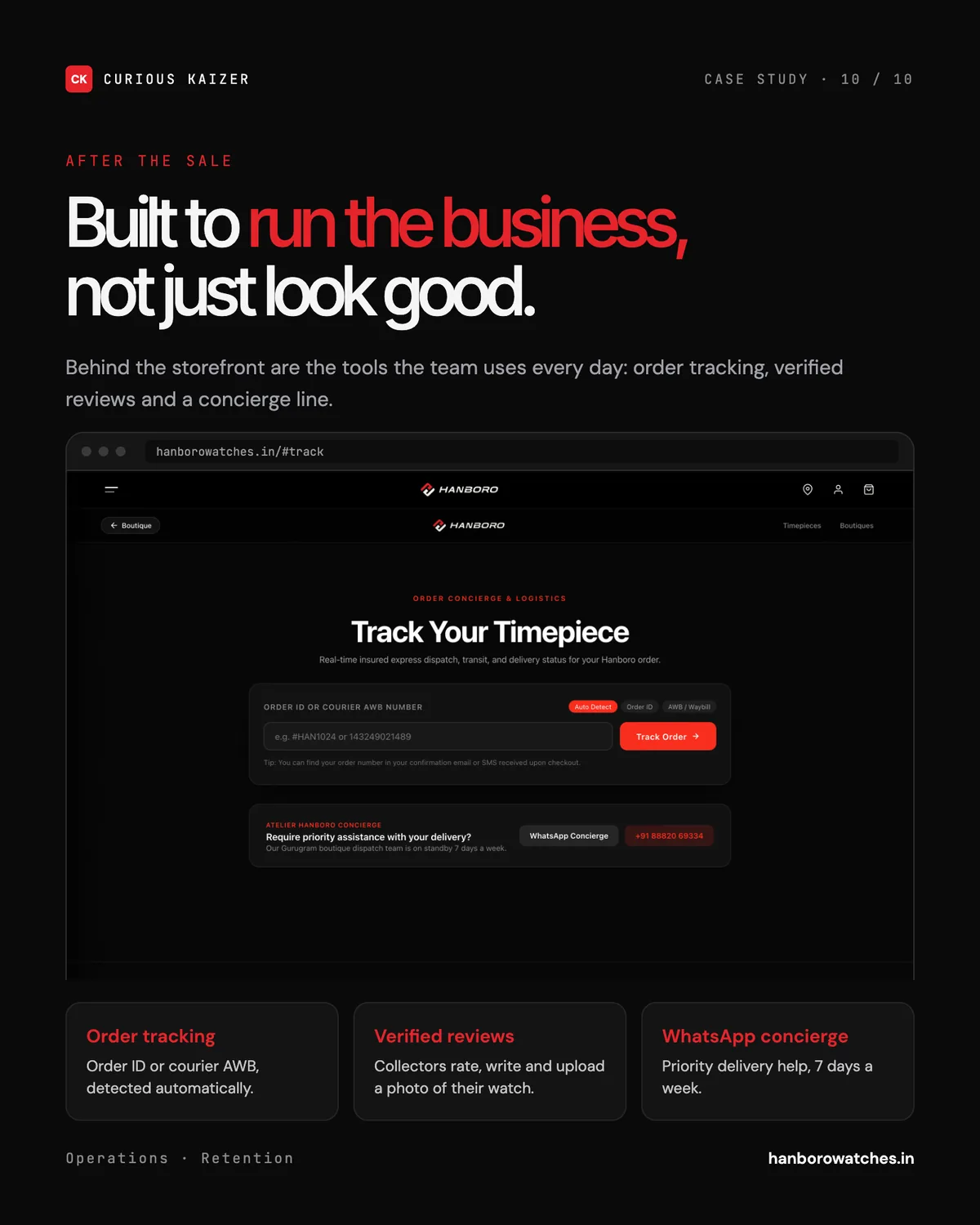 Hanboro order tracking, verified reviews and concierge