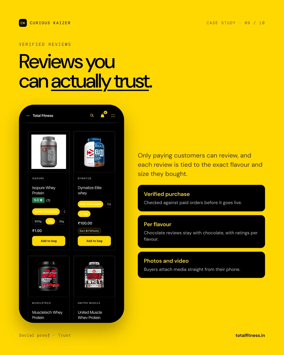 Total Fitness verified reviews on mobile